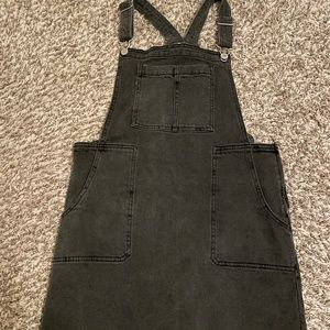 Girl's Jean Dress New Charcoal Gray Never worn